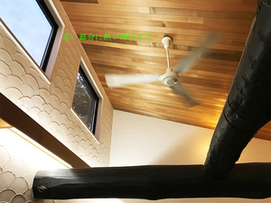吹き抜けや勾配天井に付けるシーリングファン｜気をつけておきたい熱源のポイント